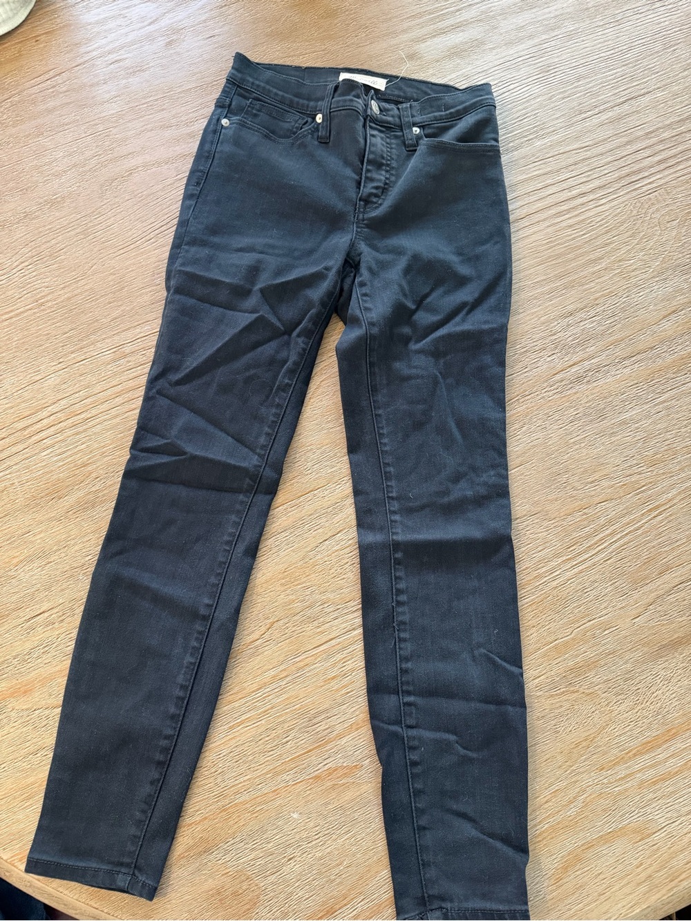 Madewell Black Skinny Stretch Jeans